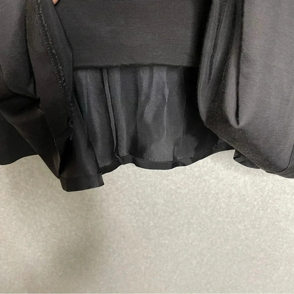 Reiss Black Crossback Fit and Flare Cocktail Dress - Picture 6 of 7